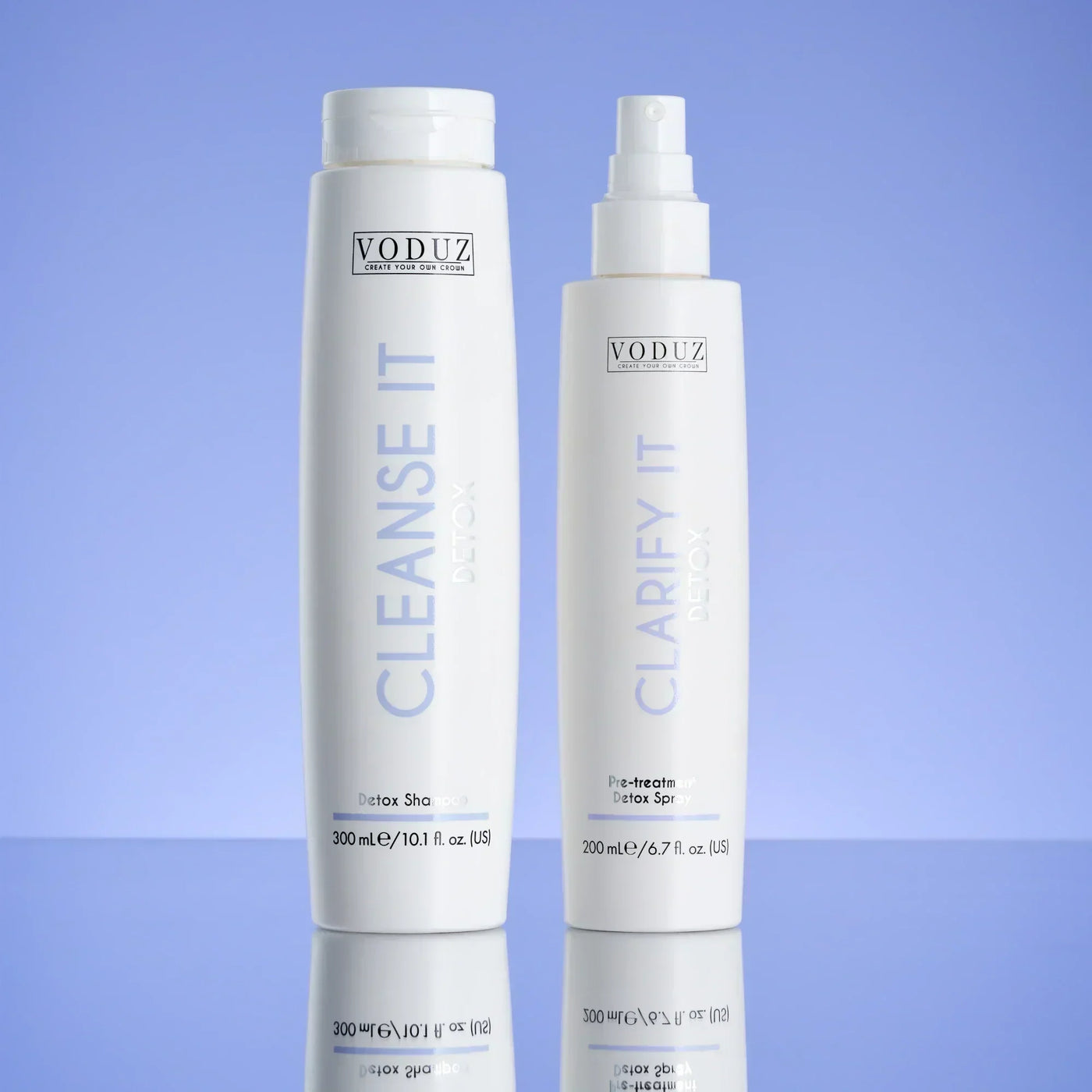 Voduz Detox Range: Cleanse It Shampoo and Clarify It Leave In Spray