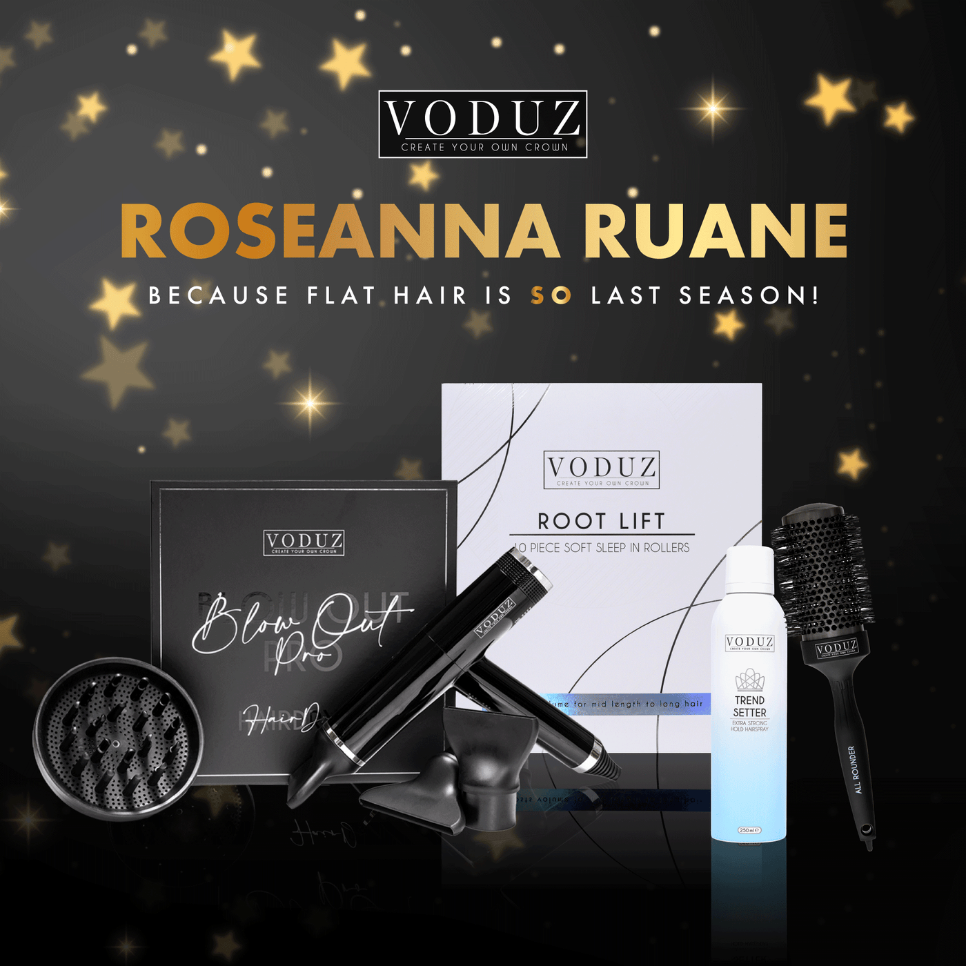 ‘Roseanna Ruane Edit’ – Because Flat Hair Is So Last Season